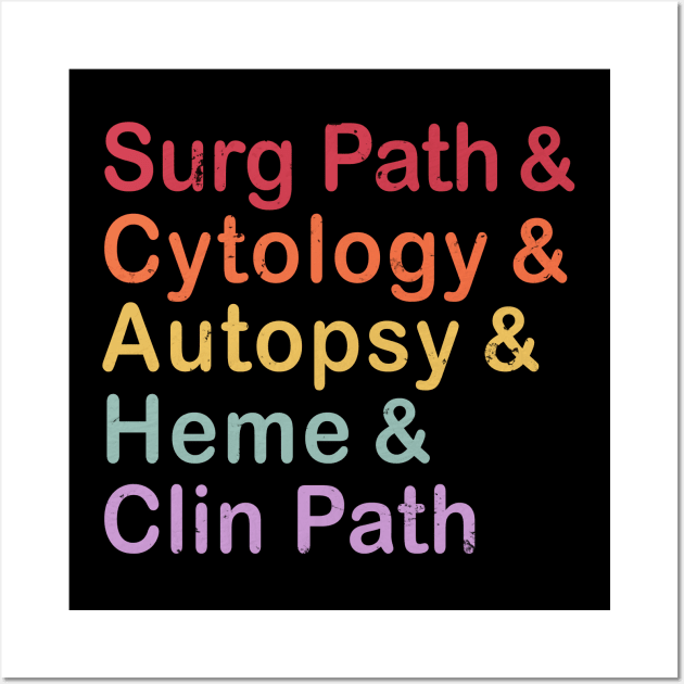 Surg Path & Cytology & Autopsy & Heme & Clin Path Wall Art by Brasilia Catholic